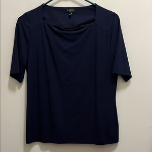 Talbots Dark Blue Short Sleeve Top